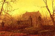 Atkinson Grimshaw Autumn Morning oil